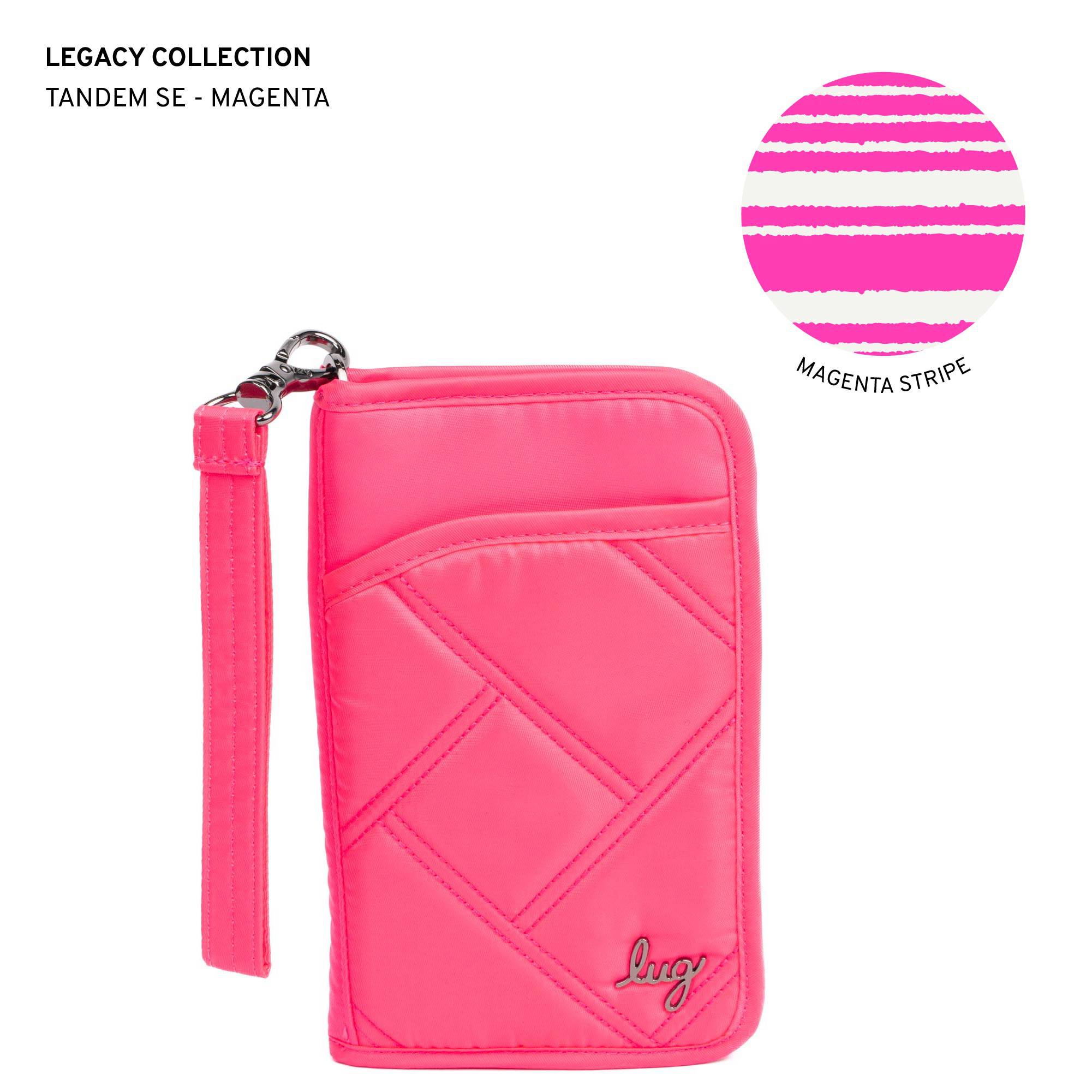 Legacy Collection Tandem SE RFID Wallet - MAGENTA - 24238_LegacyTandemSE_Magenta_Angle_01_s8xd3i